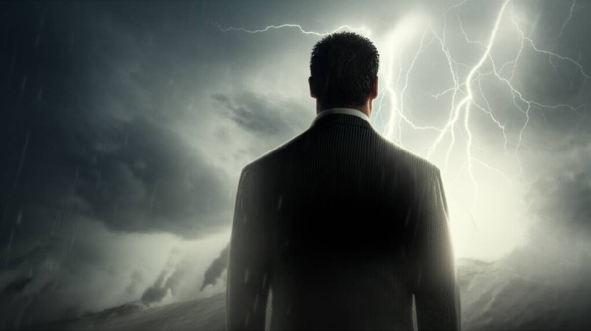 Billionaire overcomes storm: Mental resilience & unwavering focus.