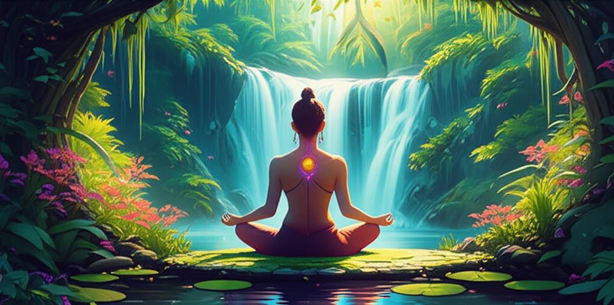 Meditation for inner peace and mental wealth. Achieve mindfulness through meditation.