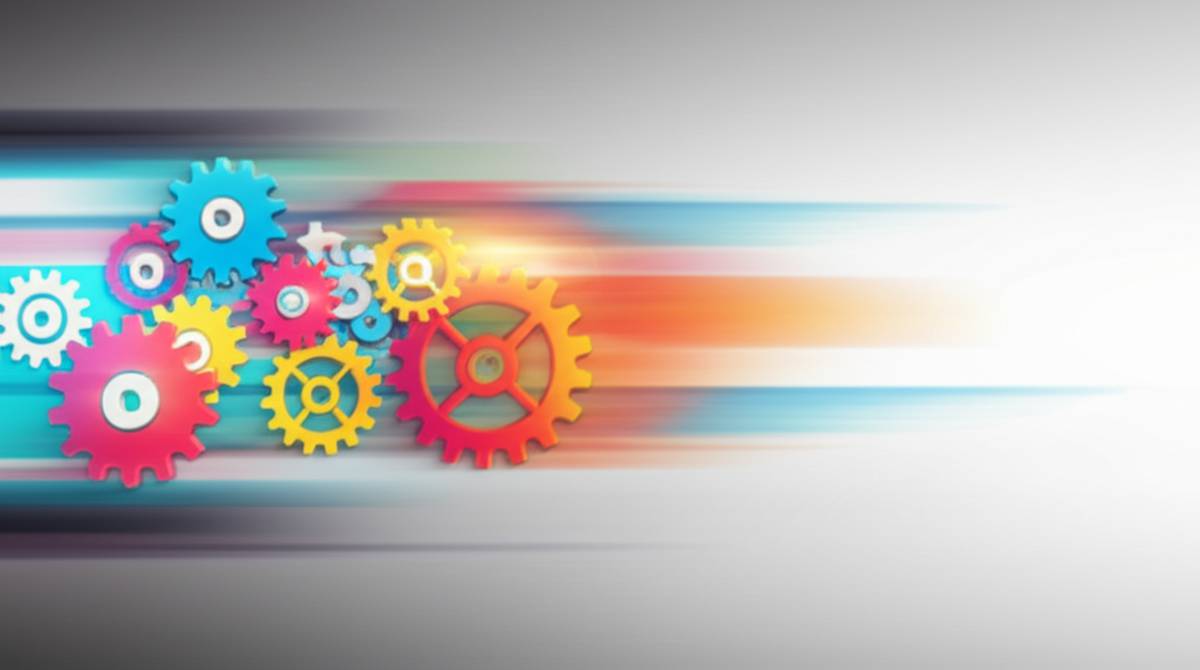 Revenue Generation Systems: Interconnected gears symbolizing success and wealth creation.