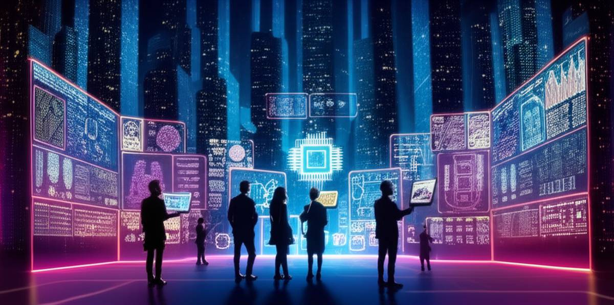 AI Billionaires Future Cityscape: Wealth & Tech Innovation