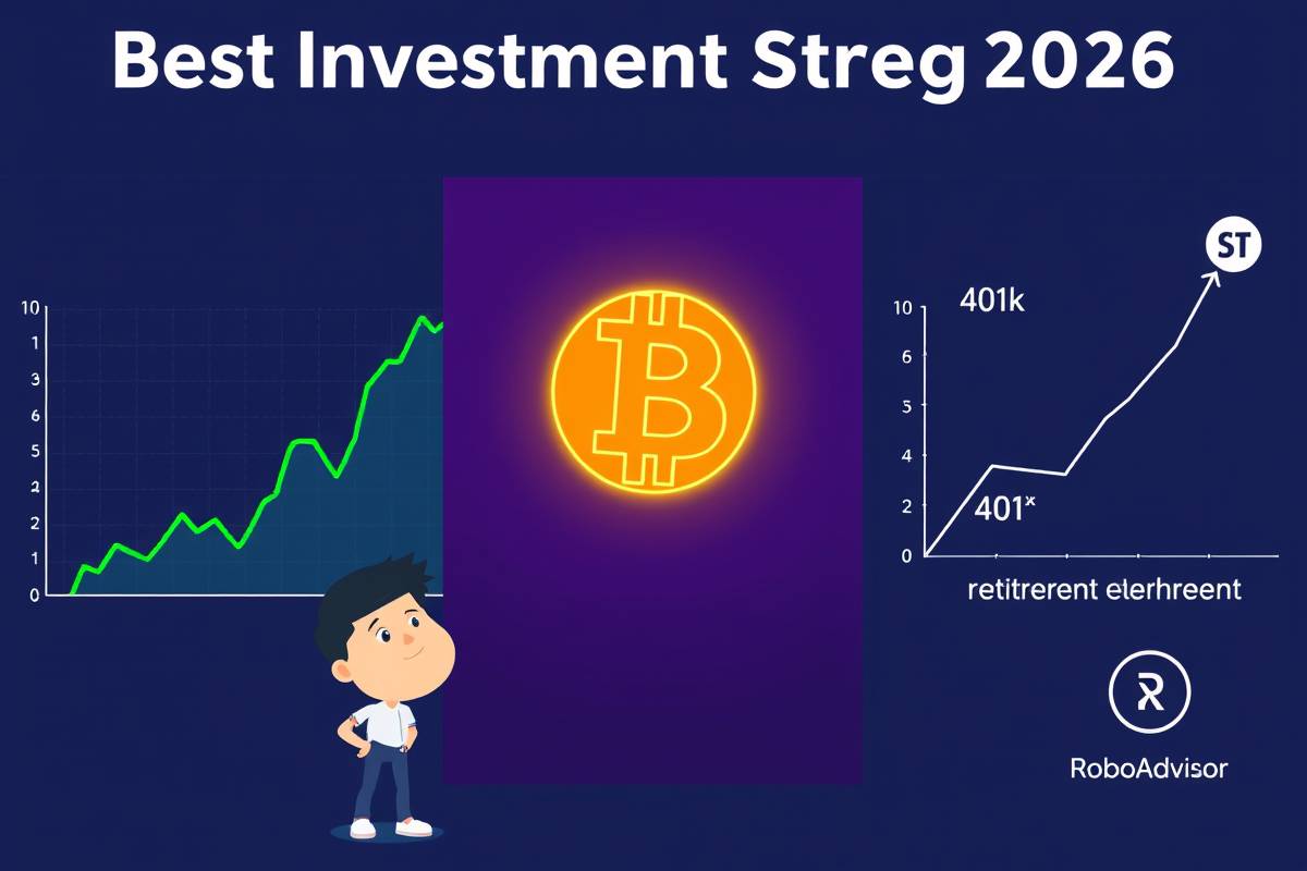 Beginner investor compares top 2026 investment strategies: stocks, crypto, and 401k, with guidance from billionmode.