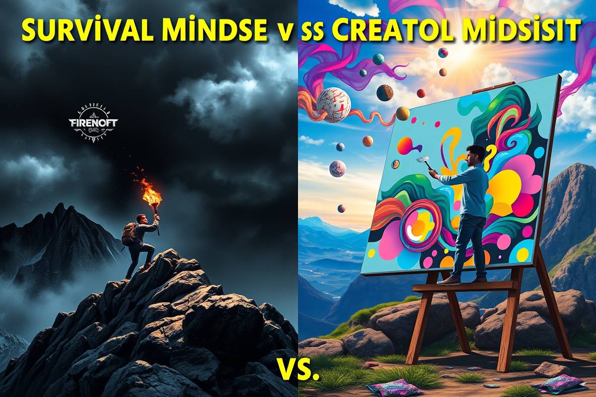 survival vs creation mindset